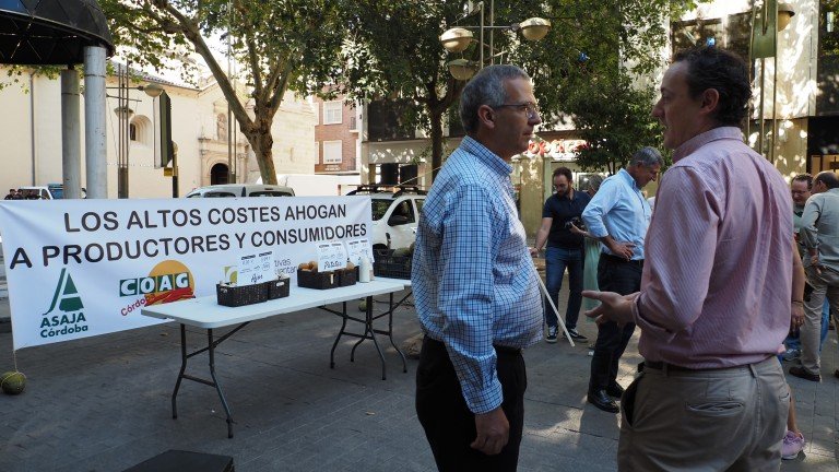 Organizaciones agrarias y cooperativas protestan contra los altos costes de producción y la PAC