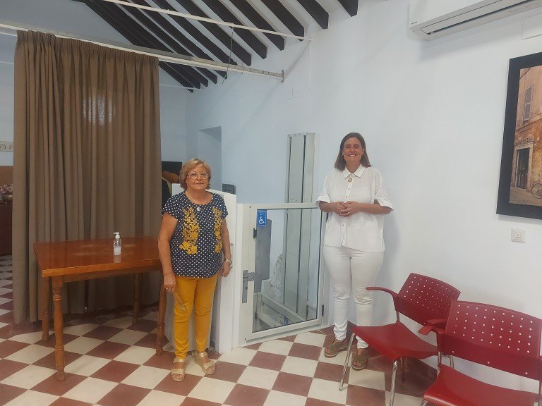 El Ayuntamiento de Baena concluye las obras de Eliminación de Barreras Arquitectónicas en el Hogar Pensionista Municipal