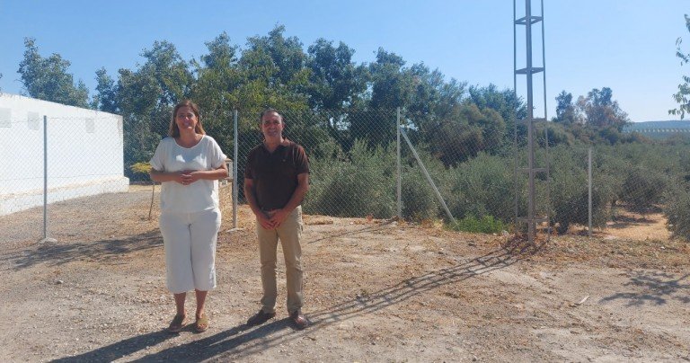 La pedanía de Albendín concluye las obras de deslinde y vallado de la zona polideportiva