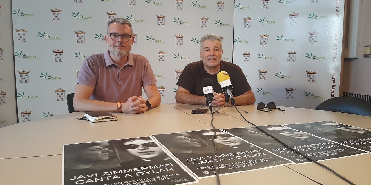 Javi Zimmermam cantará este sábado a Bob Dylan con el Castillo de Baena como escenario