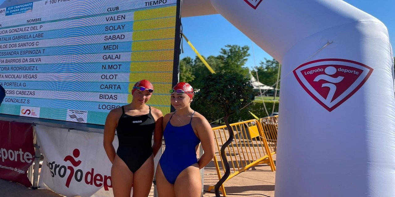 Isabel Ortiz y Alejandra Santano finalizan entre las 10 mejores nadadoras de España en los 200 metros mariposa