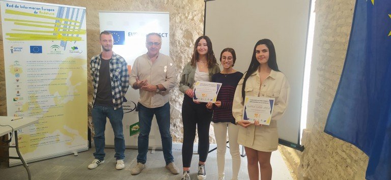 El Europe Direct de Adegua entrega los premios del Concurso Comarcal de Vídeos sobre el Año Europeo de la Juventud