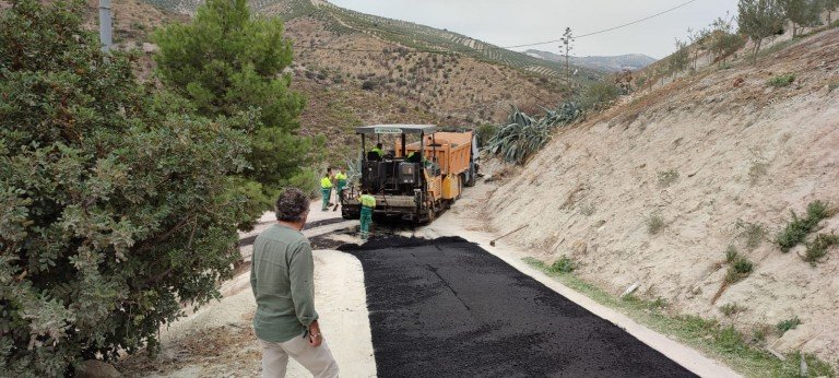 El Ayuntamiento de Baena pavimenta la zona de La Malena con una inversión de casi 17.000 euros