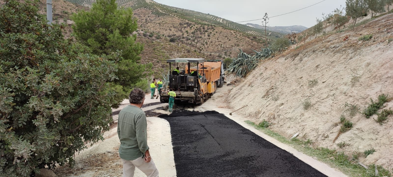 El Ayuntamiento de Baena pavimenta la zona de La Malena con una inversión de casi 17.000 euros