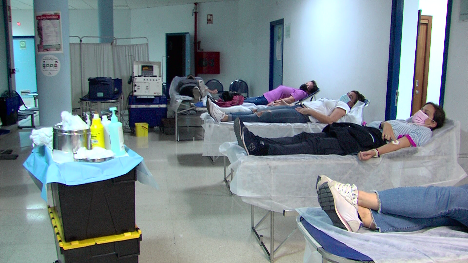 Un total de 196 baenenses acuden a donar sangre en la primera colecta de 2023