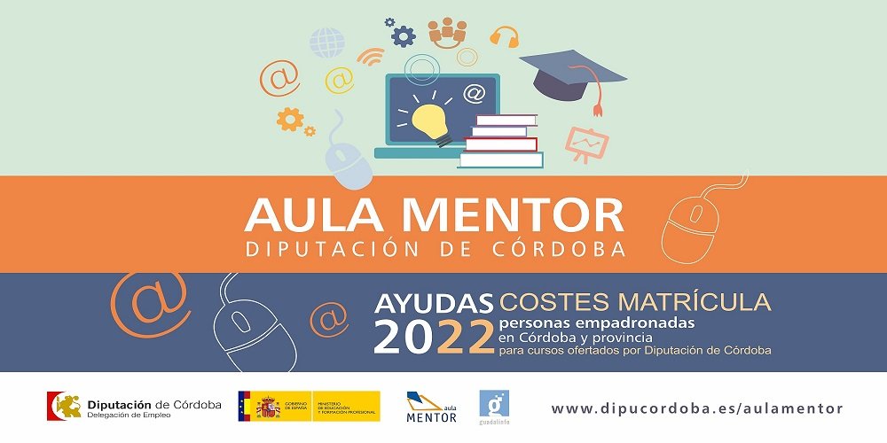 La Diputación de Córdoba abre una nueva convocatoria de ayudas para los cursos de Aula Mentor