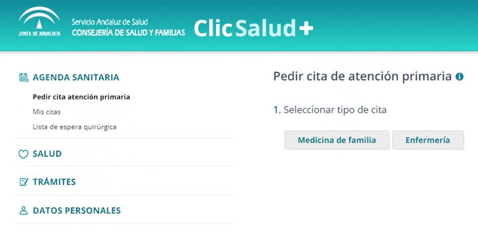 El SAS facilita a los usuarios la obtención del justificante de haber acudido a consulta a través de la web ClicSalud+