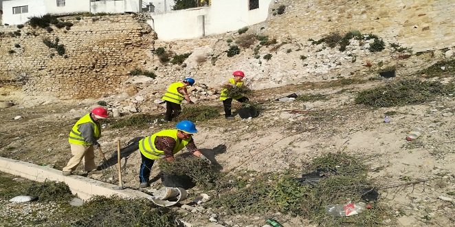 Cultura autoriza labores de limpieza y pavimentación en varios puntos de Baena