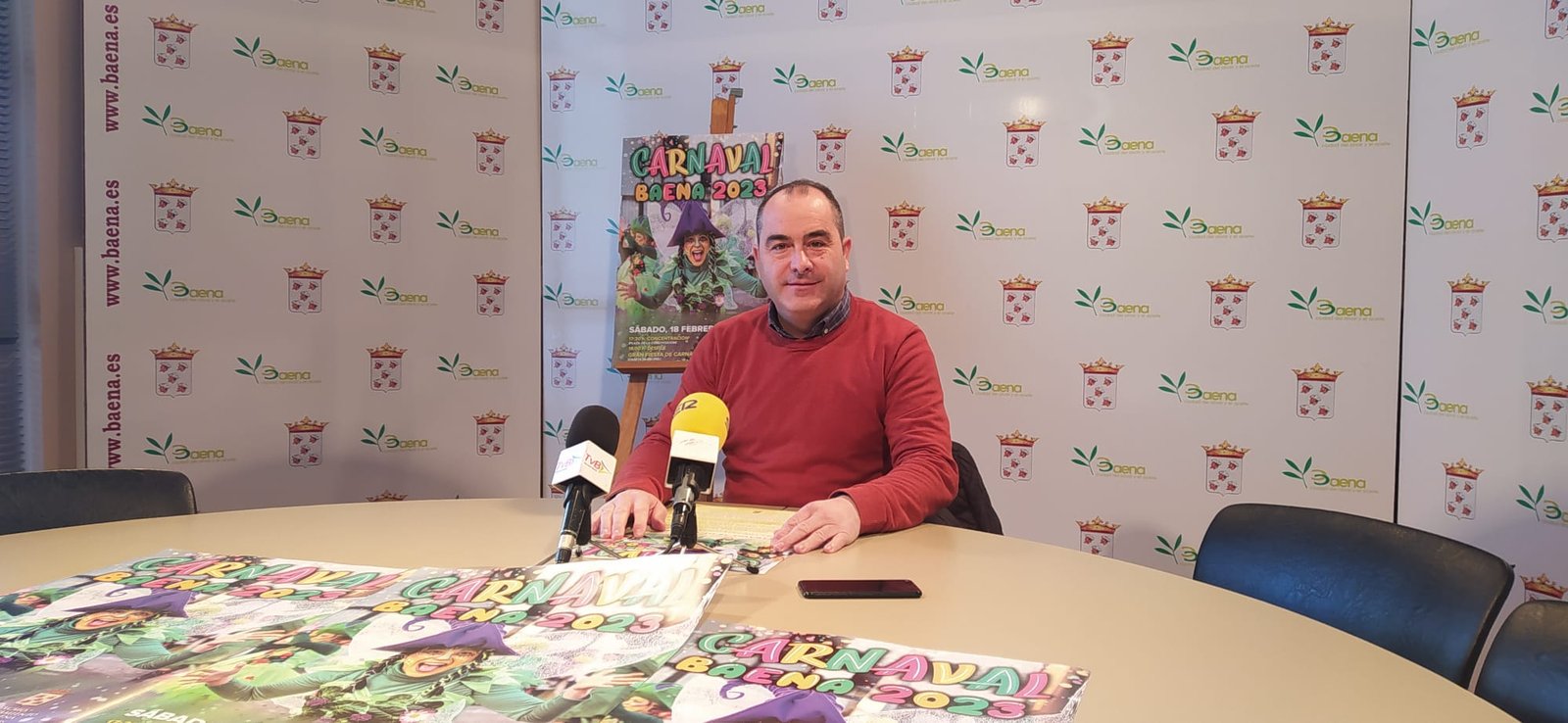 Festejos presenta el programa de actos y el cartel del Carnaval 2023 en Baena