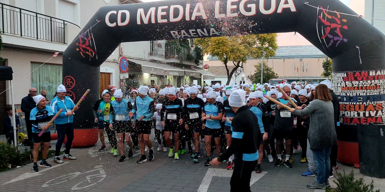 Más de un millar de deportistas despidieron el 2022 en la ‘San Silvestre’ multideportiva y solidaria de Baena