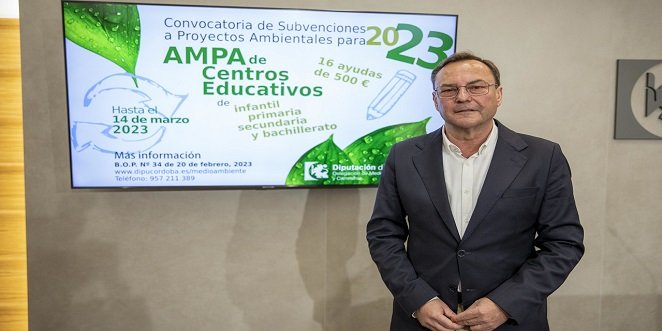 La Diputación de Córdoba convoca nuevas ayudas para proyectos medioambientales desarrollados por las AMPAS