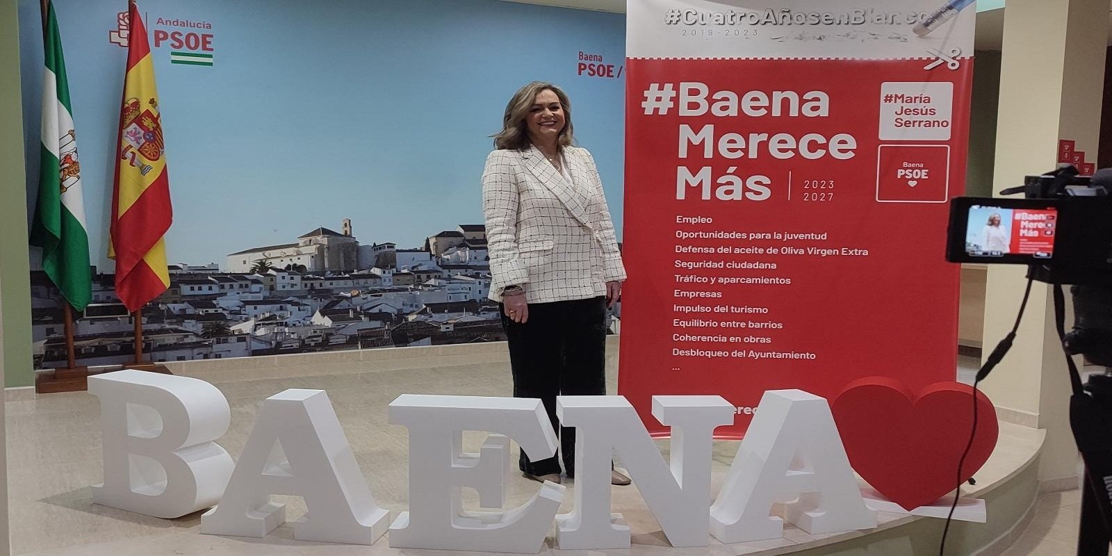 María Jesús Serrano anuncia su candidatura a la alcaldía de Baena