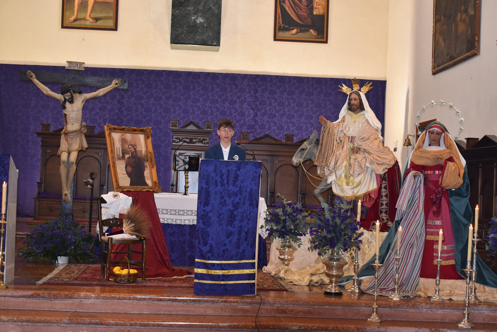 Carlos Gómez demuestra en su pregón infantil que hay relevo generacional en la Semana Santa de Baena