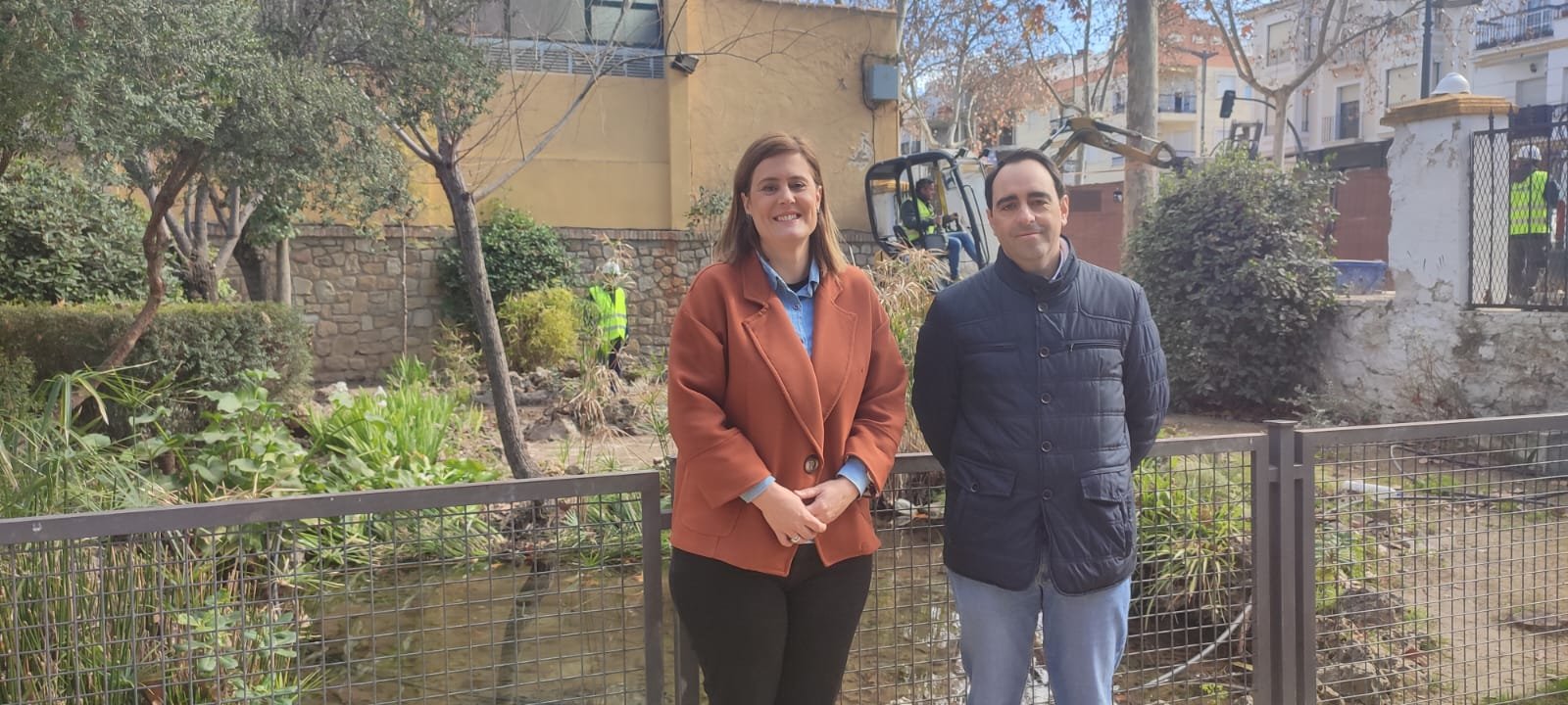 La naturalización del estanque del parque Ramón Santaella aumentará la biodiversidad de Baena
