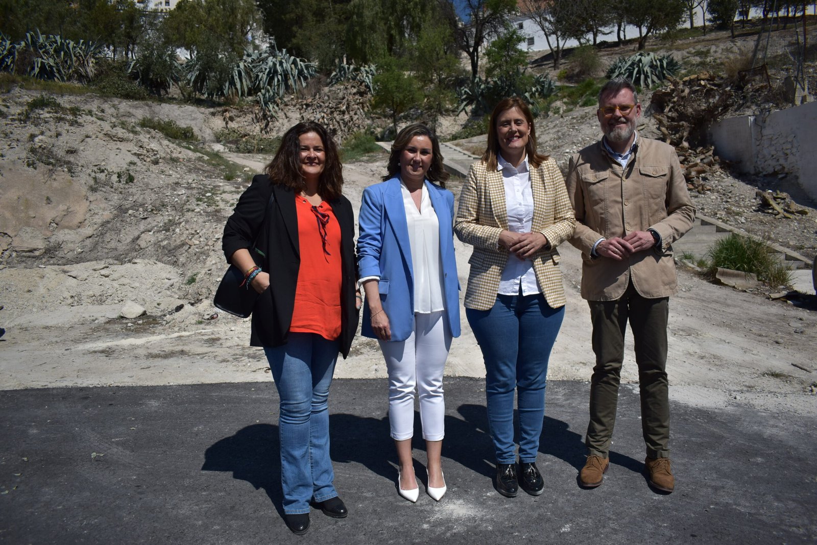 Las obras de la Ladera Sur conectarán la calle Tinte con las huertas de la zona