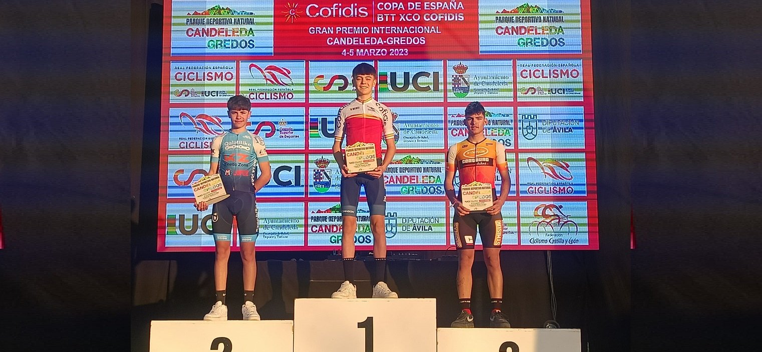 Carlos Tienda consigue en Ávila el tercer puesto en la primera prueba de la Copa de España BTT XCO 2023