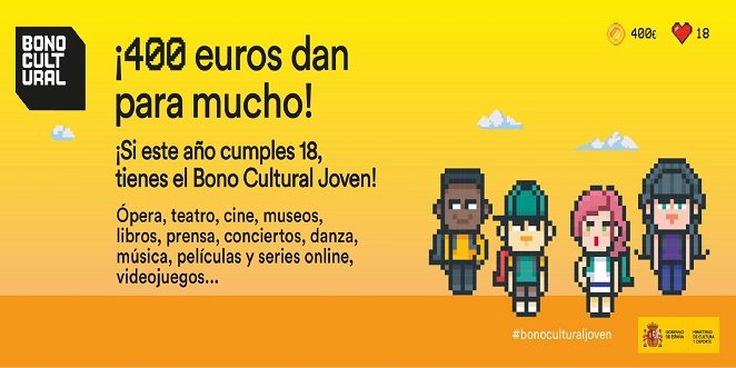 Cine, videojuegos, espectáculos y libros, principales preferencias de los usuarios del Bono Cultural Joven
