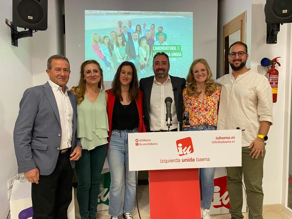 IU Baena presenta una candidatura “plural y equilibrada” para las elecciones del 28 de mayo