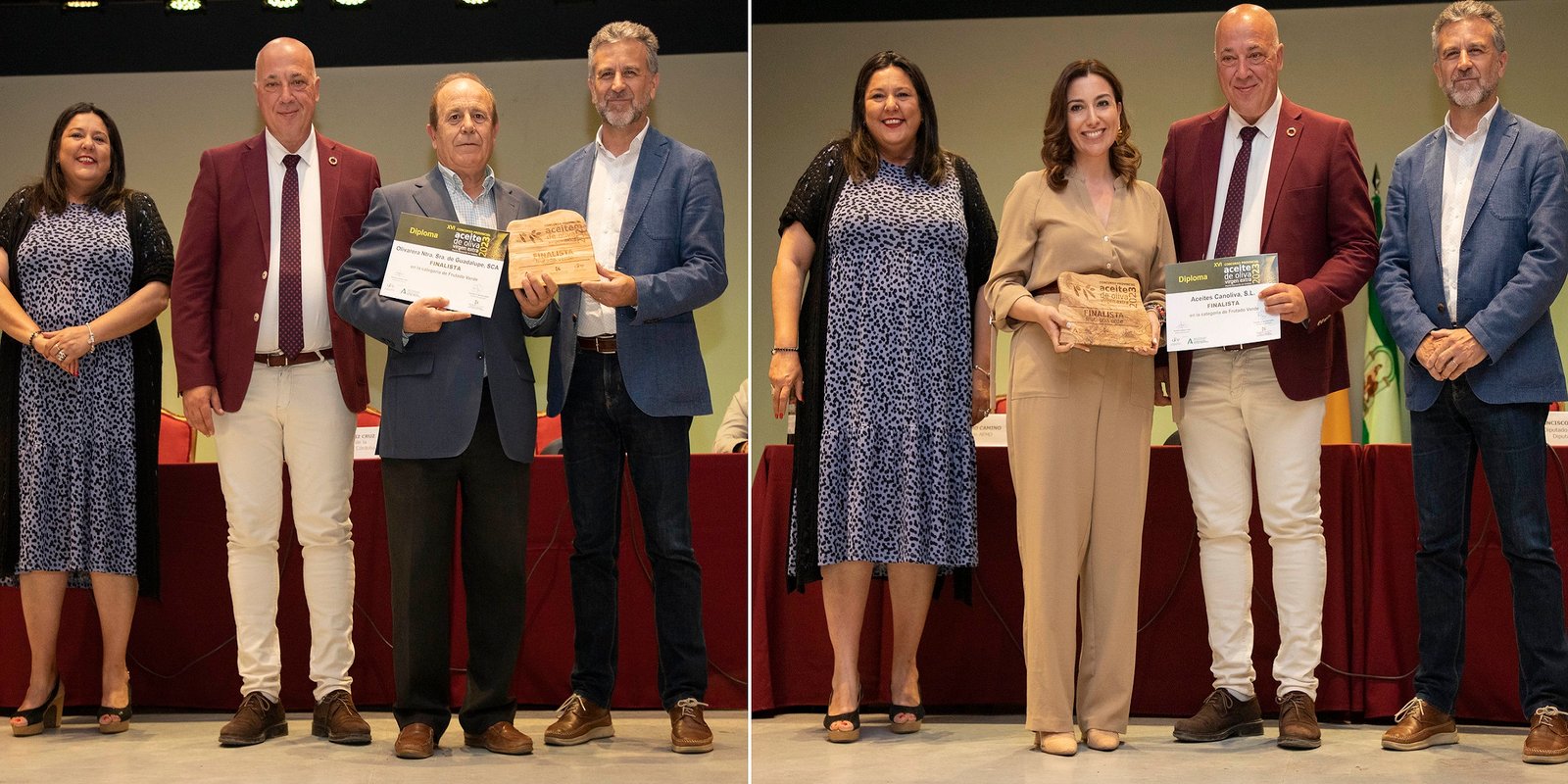 La Cooperativa de Guadalupe y Canoliva reciben el premio como finalistas del XVI Concurso Provincial a la Calidad del AOVE