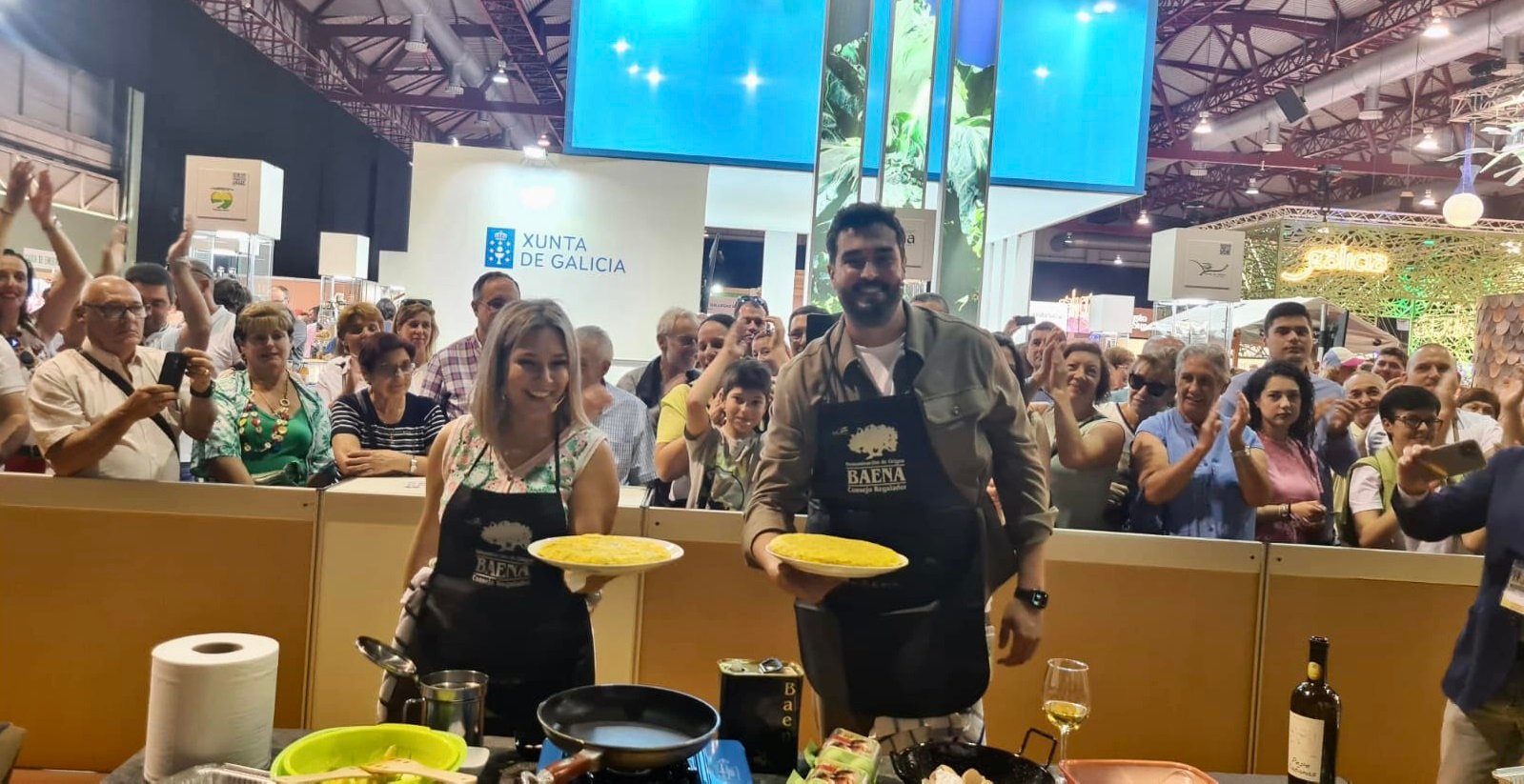 Duarte Galbán y Tania Verias ganan el III Concurso de Tortilla Española ‘DOP Baena’ en Salimat