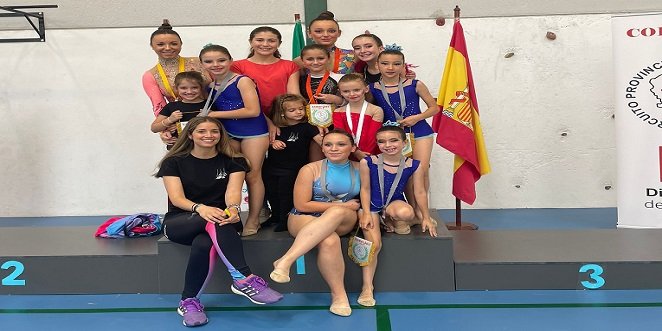El Club Olympic Baena consigue 11 medallas en la última prueba del II Circuito Provincial ‘Corduva’ de Gimnasia Rítmica