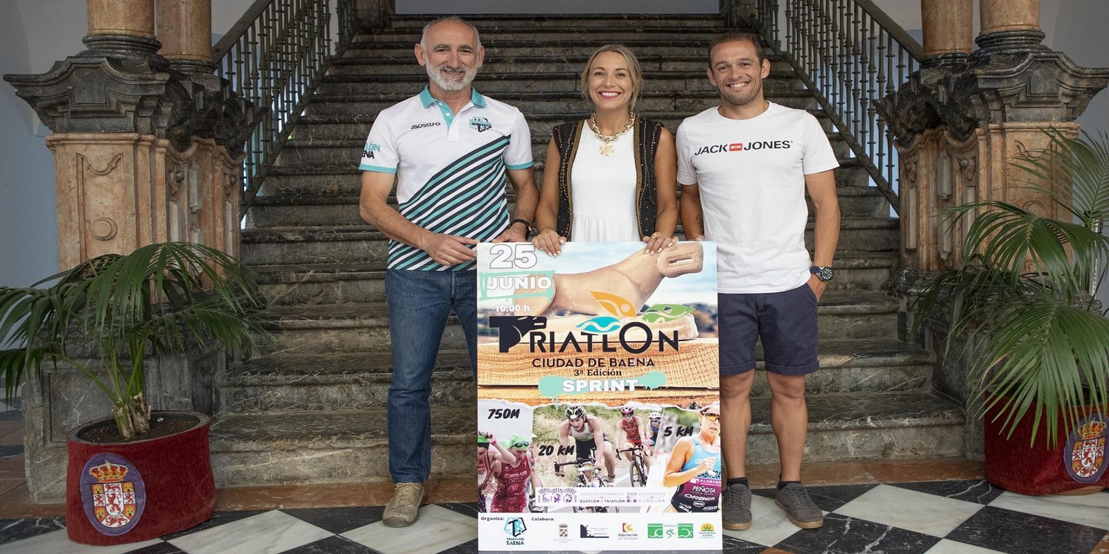 Presentado en la Diputación de Córdoba el III Triatlón ‘Ciudad de Baena’
