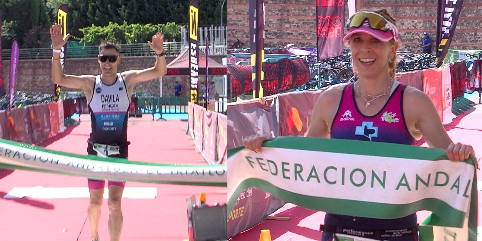 José Luis Dávila y Nieves Cantos consiguen la victoria en el III Triatlón ‘Ciudad de Baena’