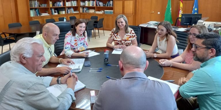 Junta y Ayuntamiento de Baena firman el acta para las obras de remodelación de la calle Amador de los Ríos