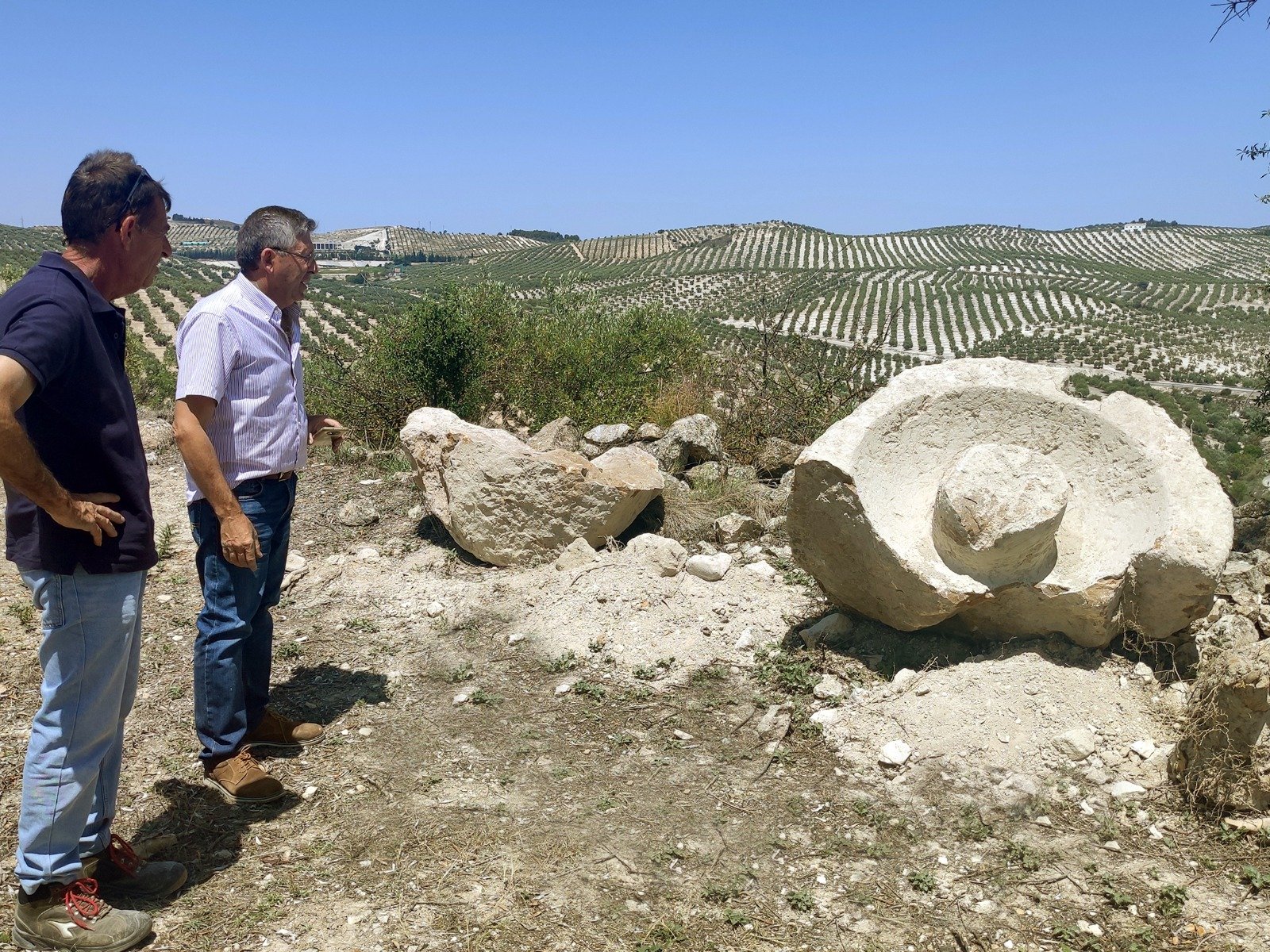 Recuperan en Baena un molino de aceite de época romana