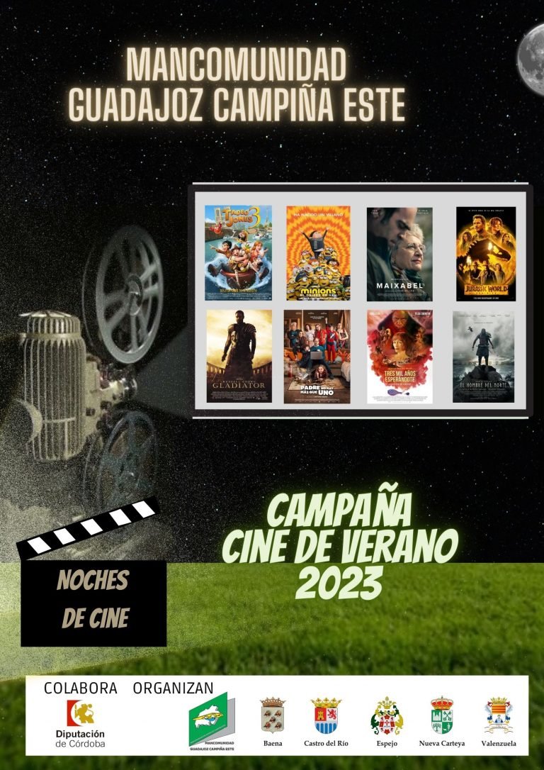 La Mancomunidad del Guadajoz vuelve a poner en marcha el cine de verano al aire libre