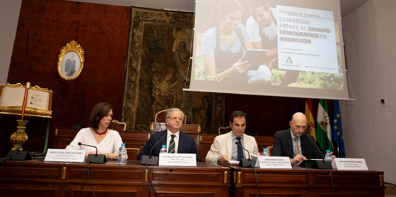 La Diputación de Córdoba acoge la II Reunión de Expertos para la Estrategia Frente al Desafío Demográfico en Andalucía