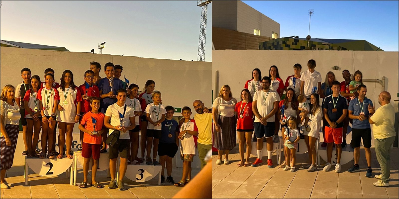 ‘Aquaducks’ y ‘Los Corredores de Olas’ se llevan la victoria en las XXXI ‘12 Horas de Natación’ de Baena