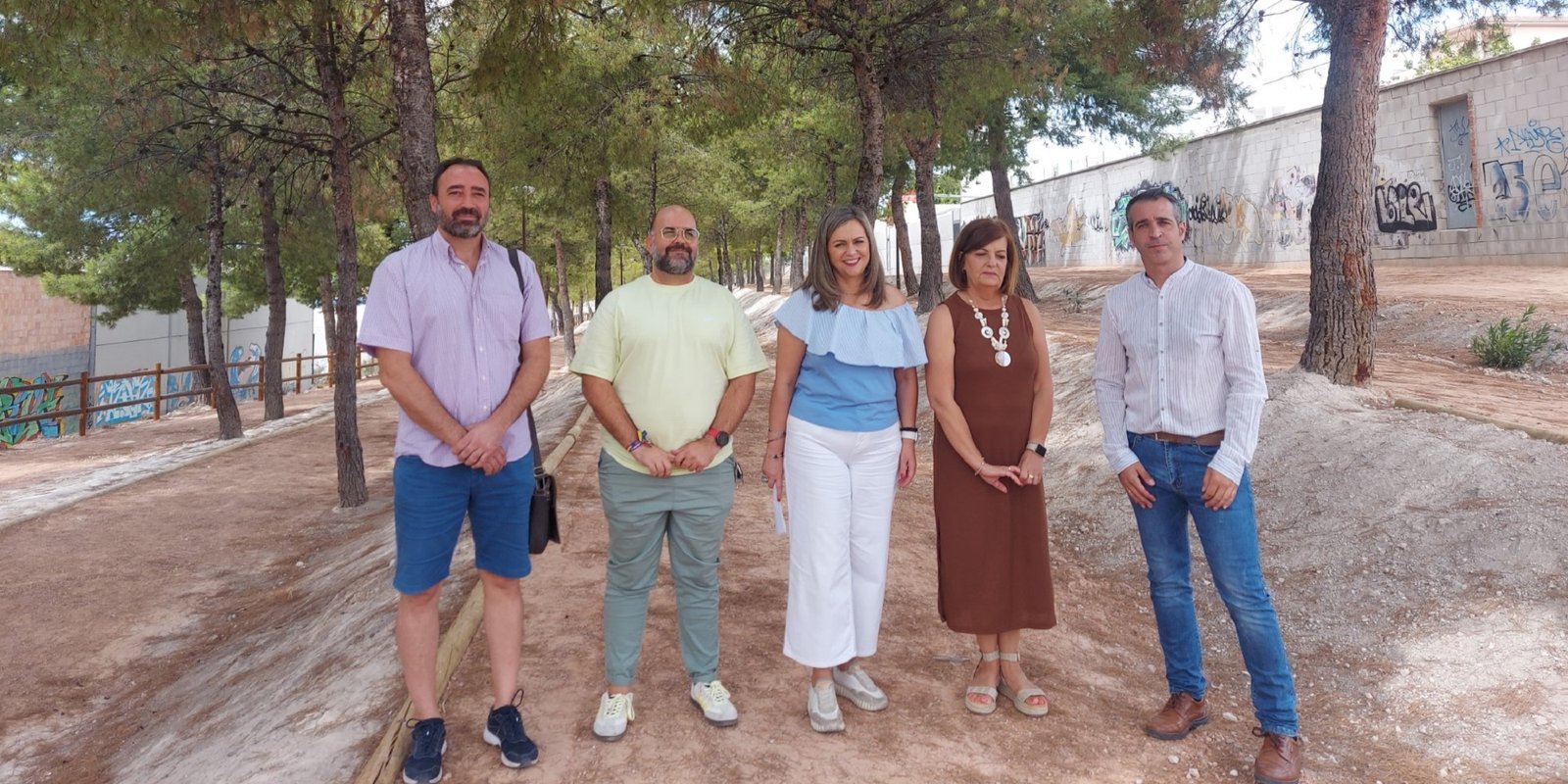 Baena cuenta ya con un parque biosaludable en la zona del polígono de Quiebracostillas y el Juncal