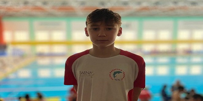 Francisco Javier Santano compite en Málaga en el Campeonato de Andalucía Infantil de Natación