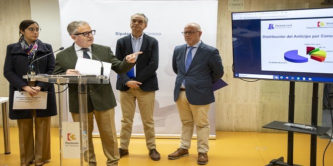 La Diputación anticipa al Ayuntamiento de Baena más de 4,2 millones de euros de la recaudación de los tributos de 2024