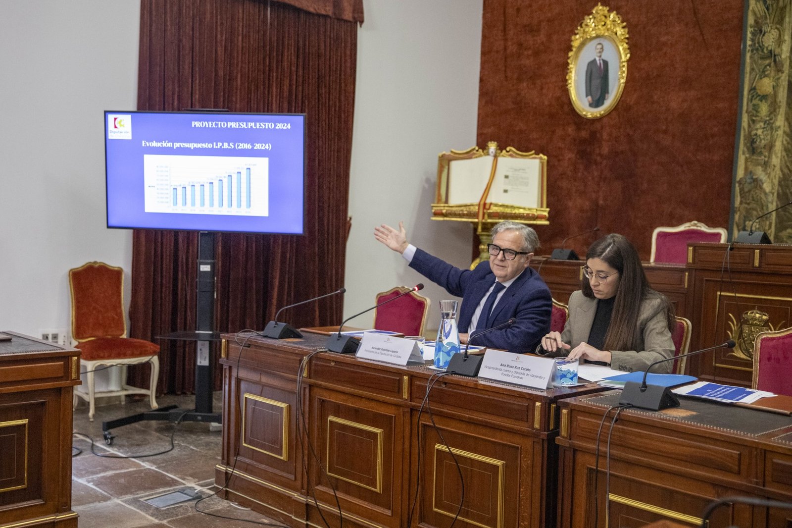 El proyecto de presupuestos de la Diputación para 2024 alcanza la cifra más alta de su historia con 302,6 millones de euros