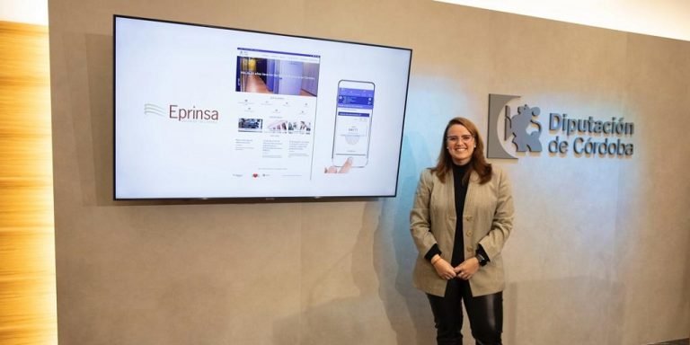 La Diputación de Córdoba presenta una nueva app y una versión actualizada de la web de Eprinsa