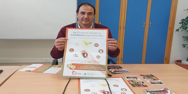 Uneba pone en marcha en Baena una nueva campaña de eficiencia energética en el comercio local