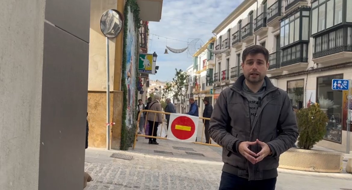VOX pide en Baena responsabilidades sobre las obras de la calle Amador de los Ríos