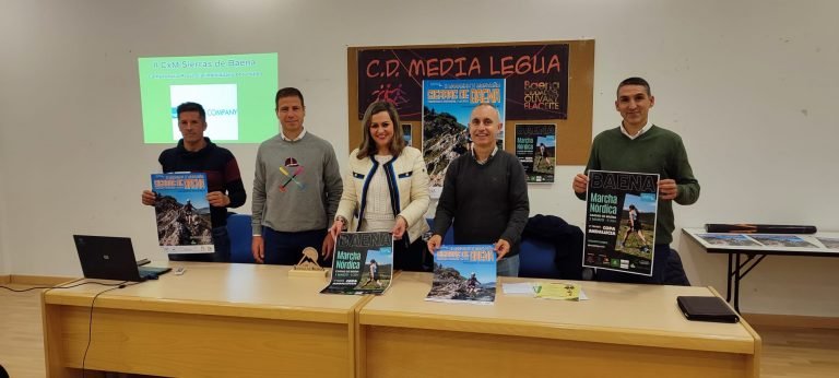 El CD Media Legua presenta la II ‘CxM Sierras de Baena’ y la Copa de Andalucía de marcha nórdica ‘Ciudad de Baena’
