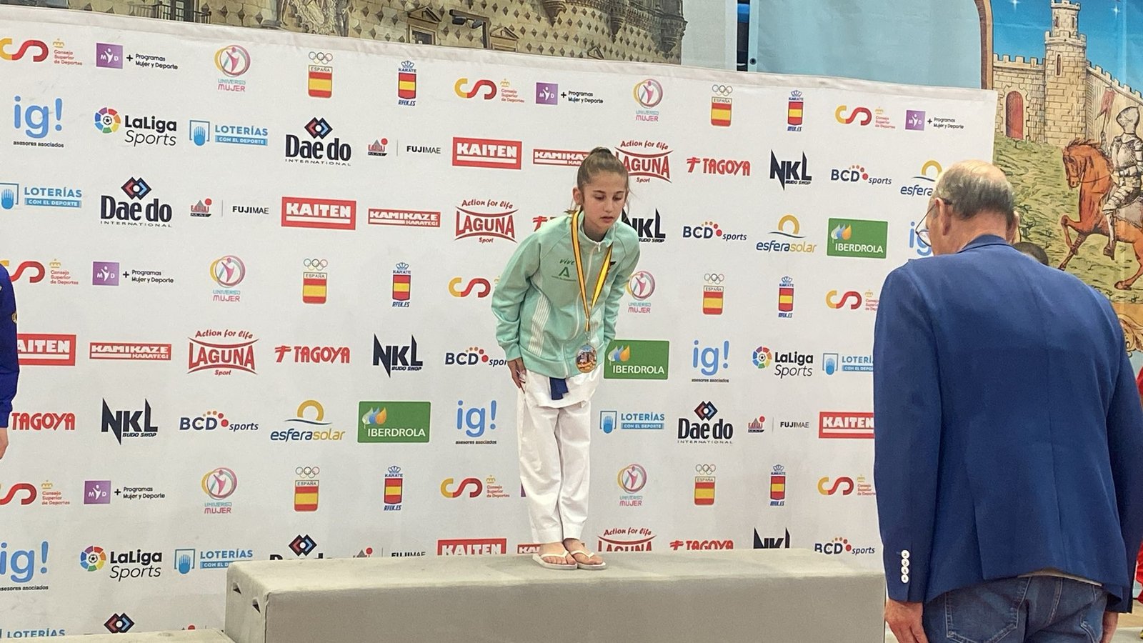 La baenense Jimena Bujalance se proclama campeona de España infantil de Karate