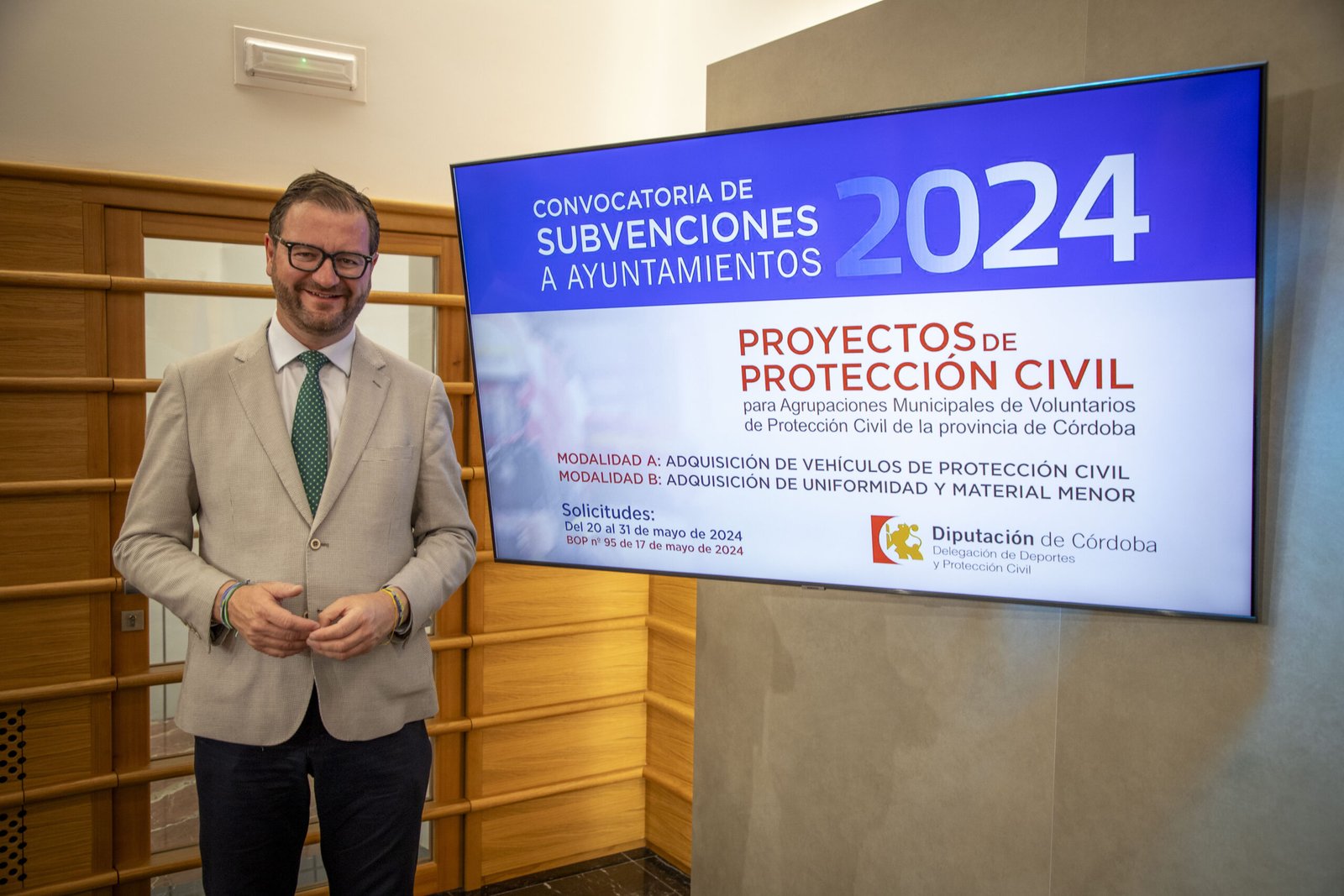 La Diputación de Córdoba destina 230.000 euros a su convocatoria para proyectos en materia de Protección Civil