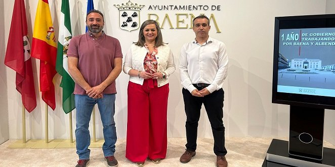 El equipo de gobierno del Ayuntamiento de Baena hace balance del primer año de gobierno municipal
