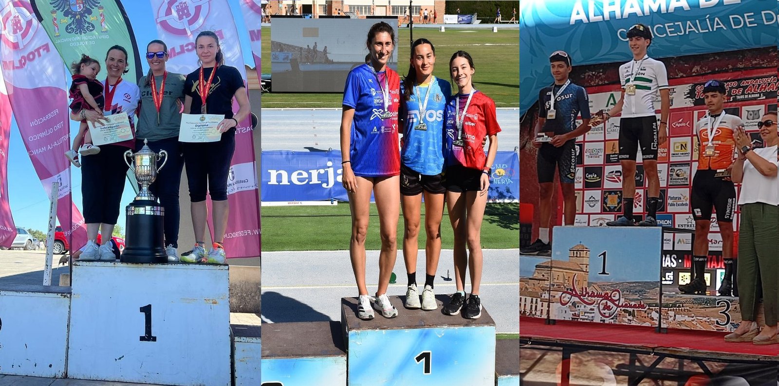 El deporte baenense sigue destacando tras un completo y variado fin de semana de éxitos nacionales y regionales