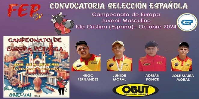 Los hermanos Moral Moya competirán con la selección española juvenil en el Campeonato de Europa de Petanca