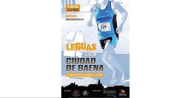 Abiertas las inscripciones para las ‘2 Leguas Ciudad de Baena’ con la marcha nórdica como novedad