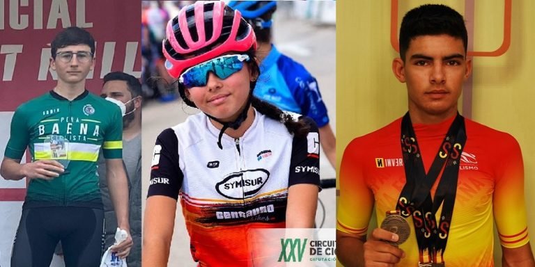 El ciclismo baenense está presente en los Campeonatos de España Escolar y Júnior con los hermanos Tienda y Alberto Gallego