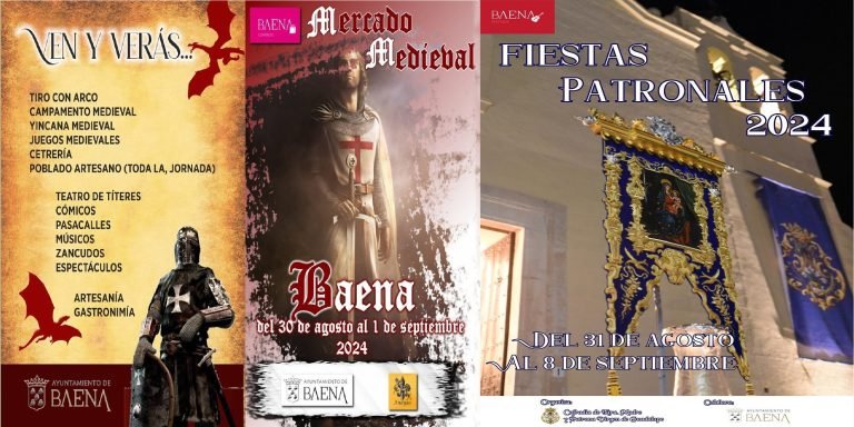 Fin de semana festivo y religioso en Baena con Mercado Medieval y el inicio de la Novena a la Virgen de Guadalupe
