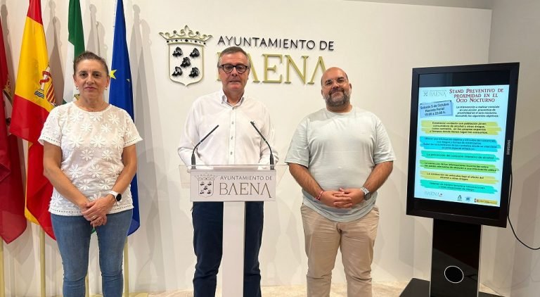 La Feria Real de Baena contará con un stand preventivo de proximidad en el ocio nocturno