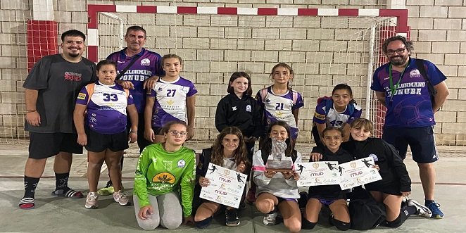 El BM Iponuba compite con seis equipos y 75 niños y niñas en el III ‘Memorial Manolo Lara Cantizani’ de Lucena